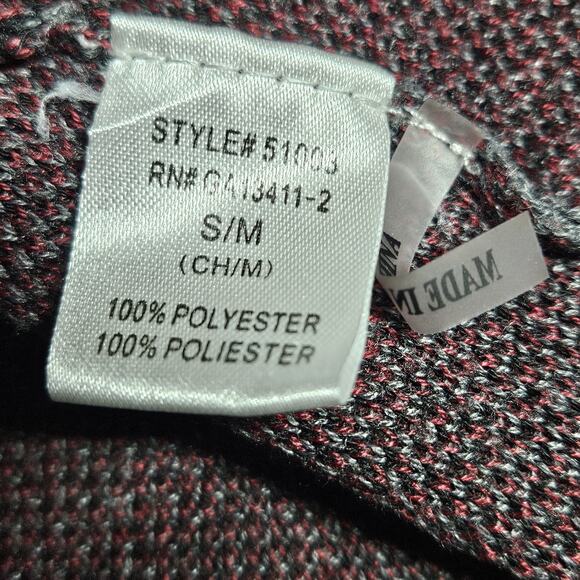 Grey Plaid Cardigan Sweater Size Medium - Picture 4 of 4